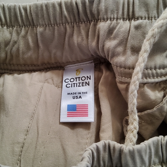 Cotton Citizen Womens Tan Khaki Pull On Drawstring Jogger Pants Size S New - Picture 8 of 9